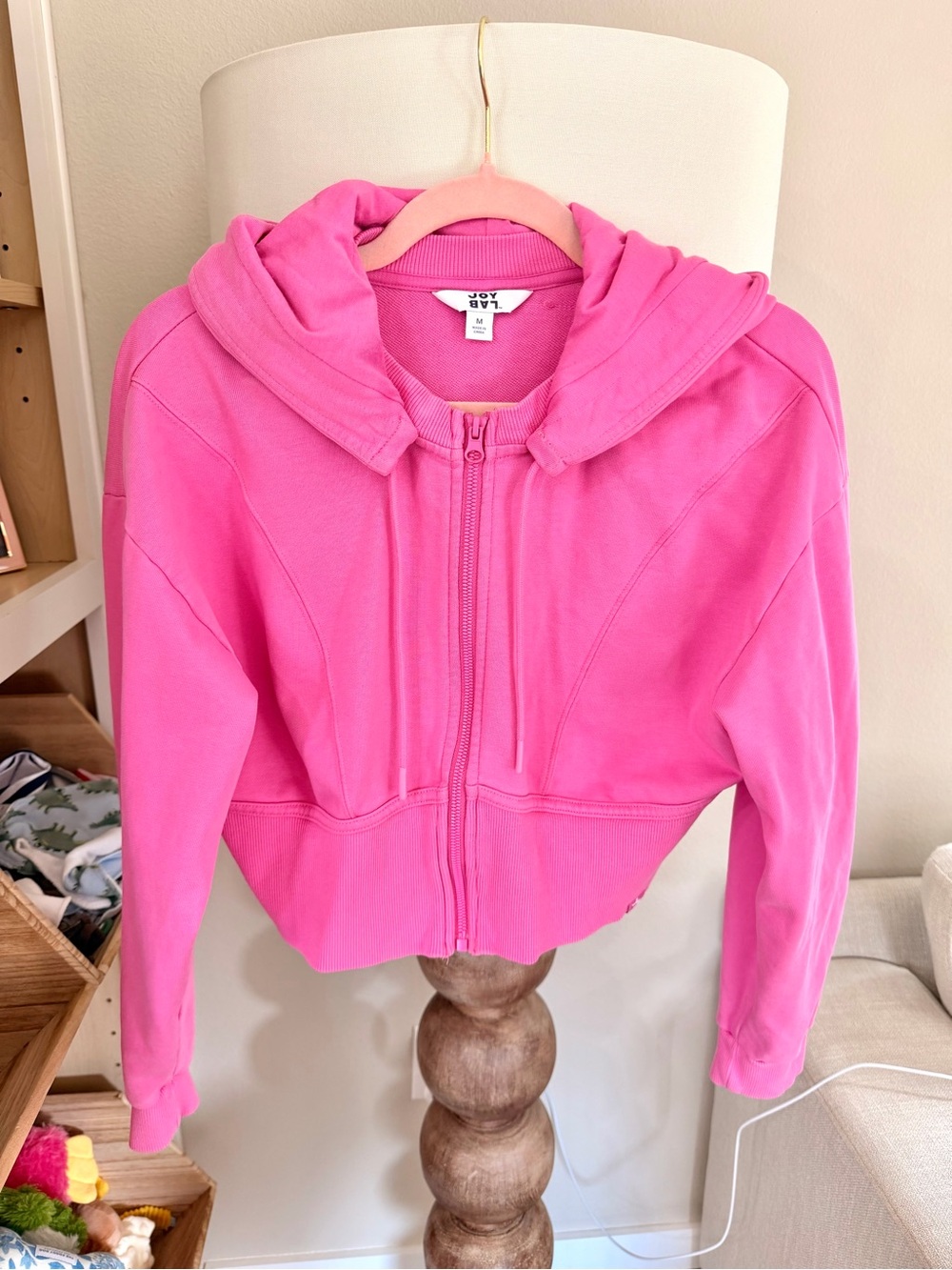JOYLAB  Pink Zip-Up Hoodie Jacket